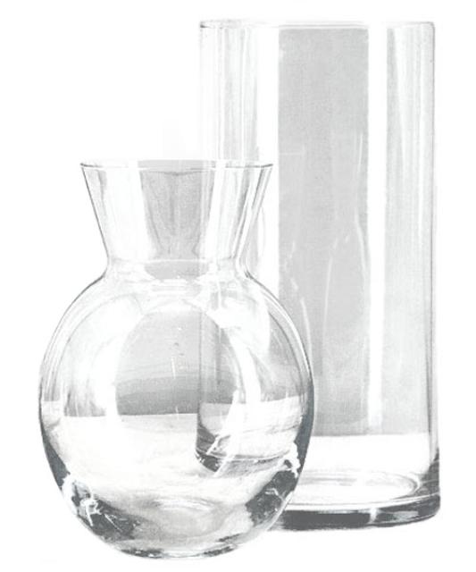 Large glass vase