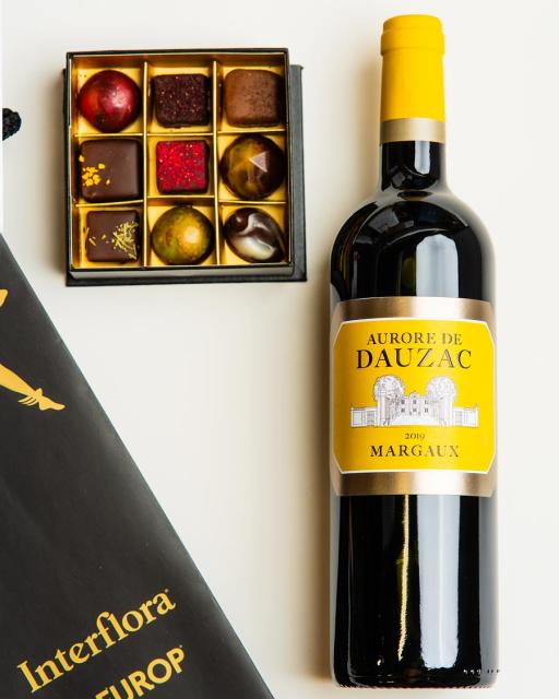 Aurore de Dauzac Margaux and chocolates