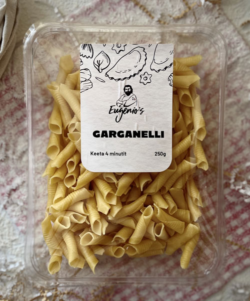 Garganelli värske munapasta (200 g)