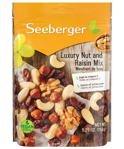 Luksuslik pähkli- ja rosinasegu