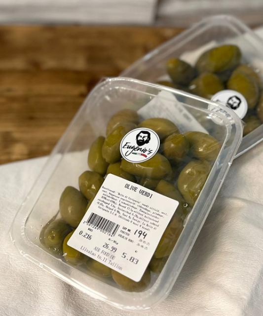 Rohelised oliivid (200 g)
