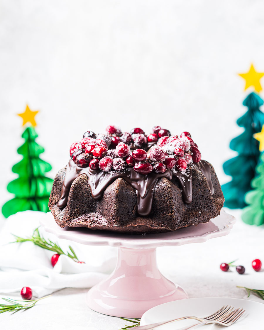 Apelsini-šokolaadikeeks jõhvikatega