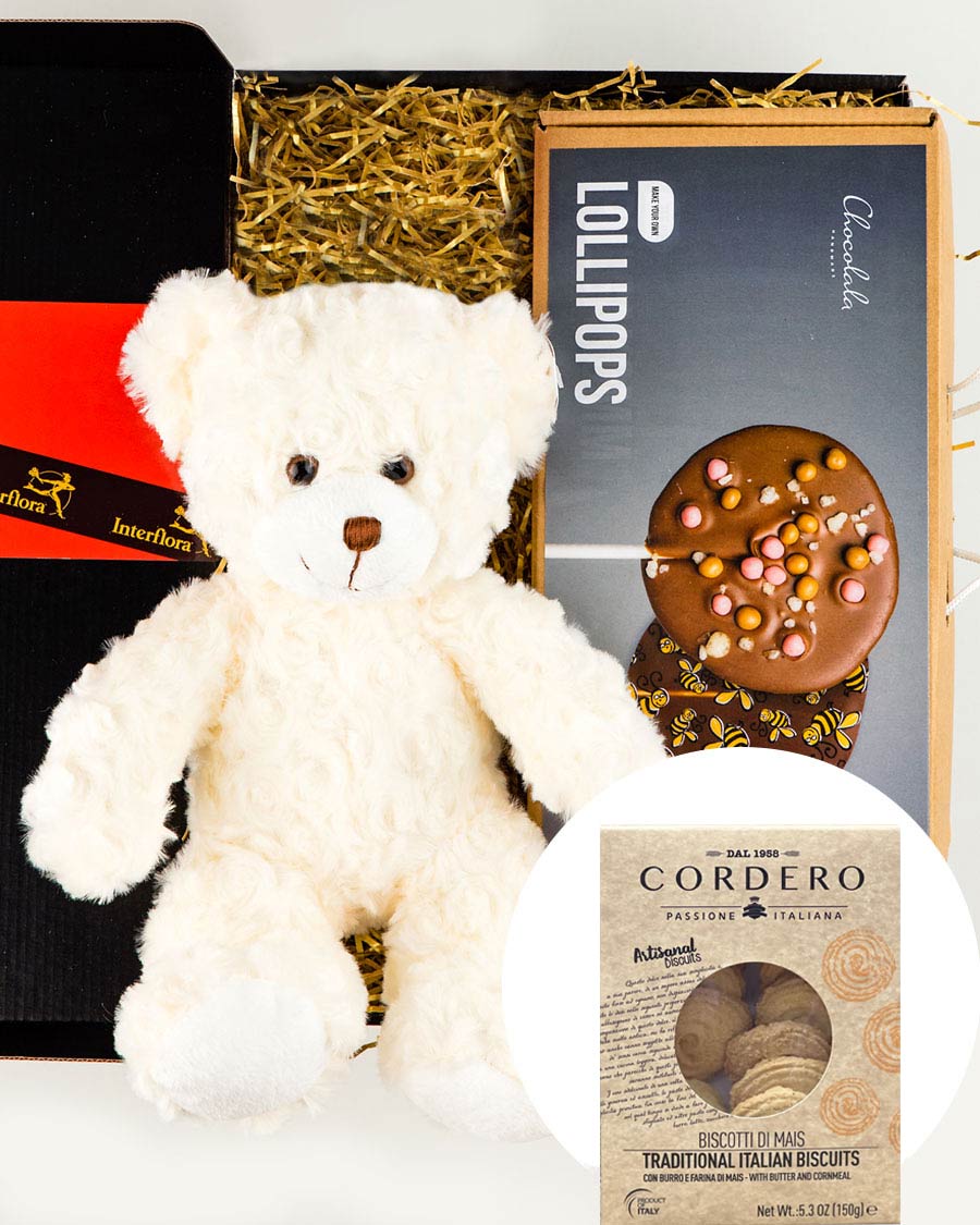 Mõmmi, pulgakommi valmistamise komplekt ja küpsised