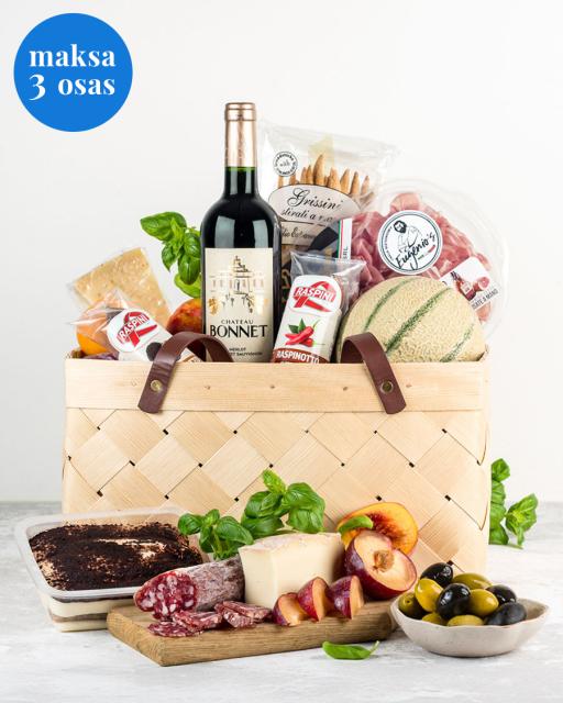 Grande piknikukorv veiniga